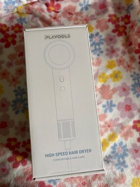 Playvogue High Speed Hair Dryer - White comfortable hair care